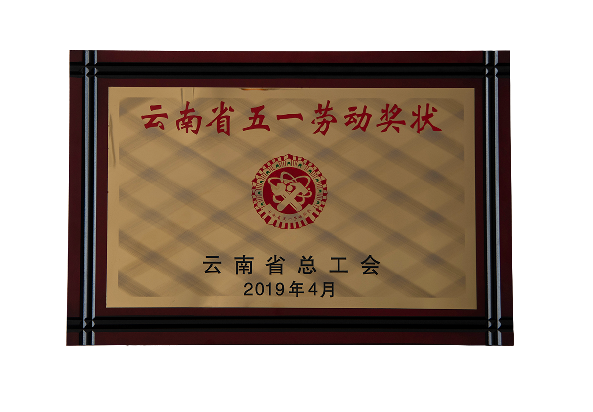 云南省五一劳动奖状